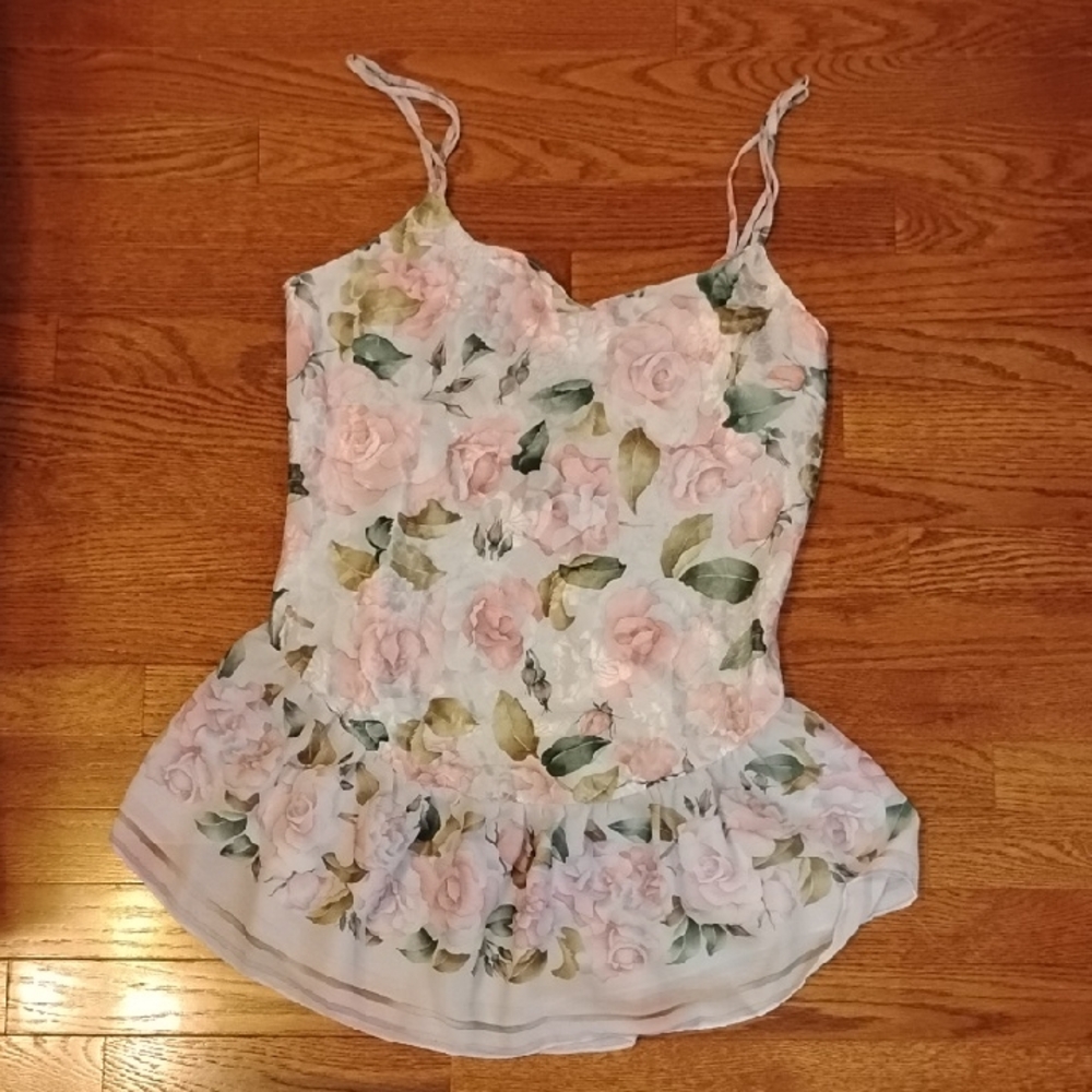 Vintage Floral Nwt Deadstock Slip Dress